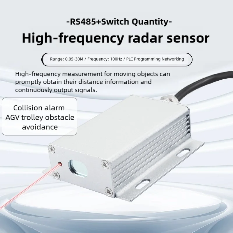 2PCS Laser Displacement Distance Sensor Analog Quantity 4-20Ma 0-10V Industrial Module High-Precision TTL/485
