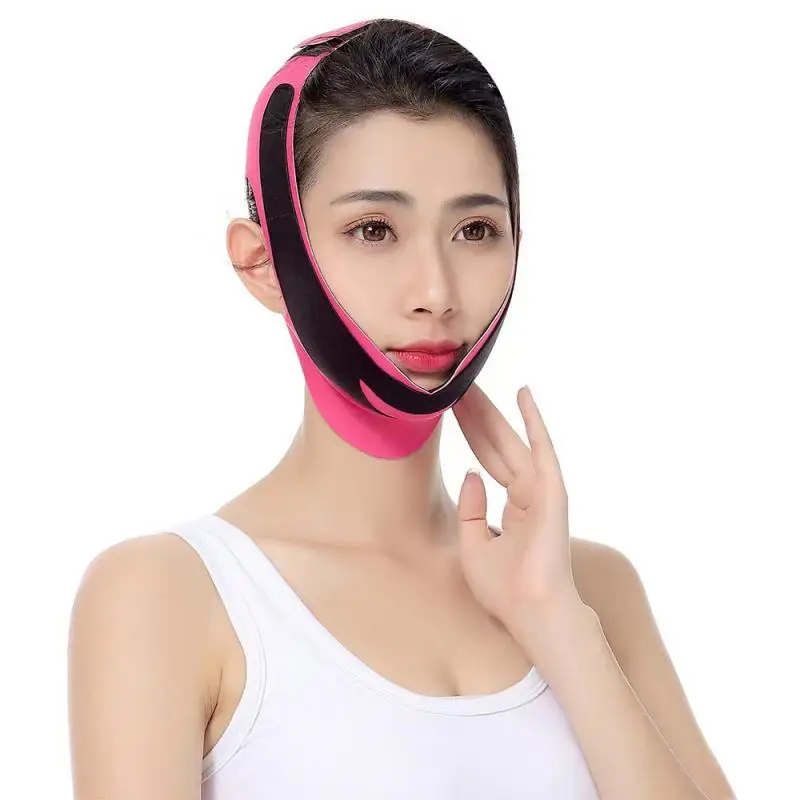 Face Slimming Bandage Elastic V Line Shape Chin Cheek Lift Up Belt Facial Massage Strap Skin Beauty Personal Care Health Tools