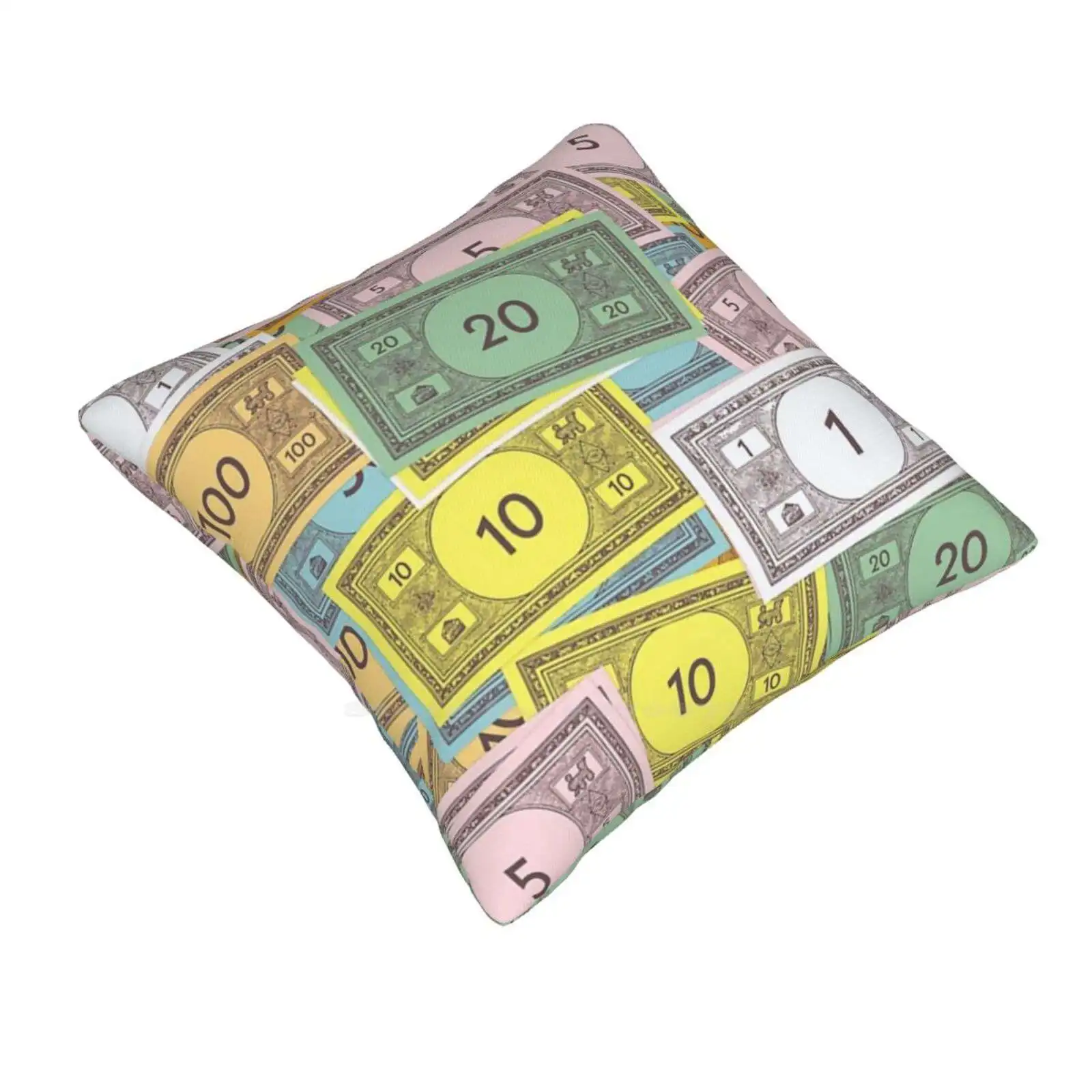 Money Pillowslip Pillowcase Alec Money Games Bank Rich Anime Cartoon Cimax Alalf