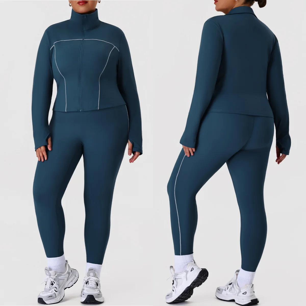 Pilates Yoga Legging - Setelan Yoga 2 Potong untuk Wanita