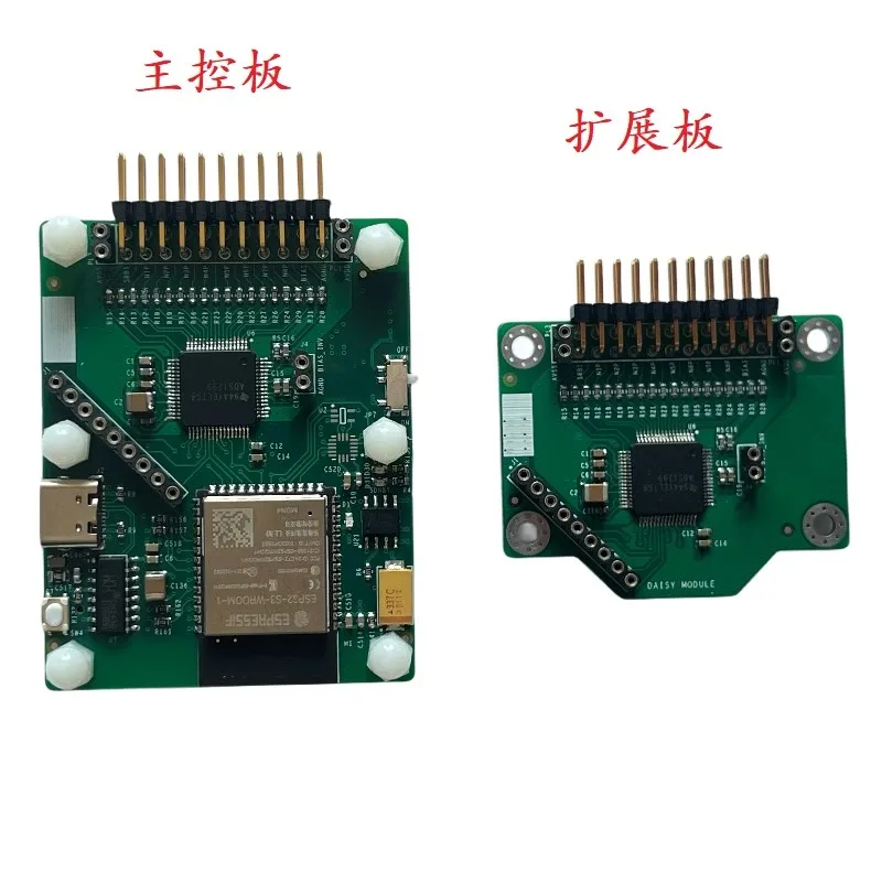 FreeBCI Elecroencephalogram (EEG) اكتساب واجهة WiFI-I للكمبيوتر الدماغي ADS1299 ESP32 دبوس ثنائي الصف 8/16 قناة، بدون حافظة