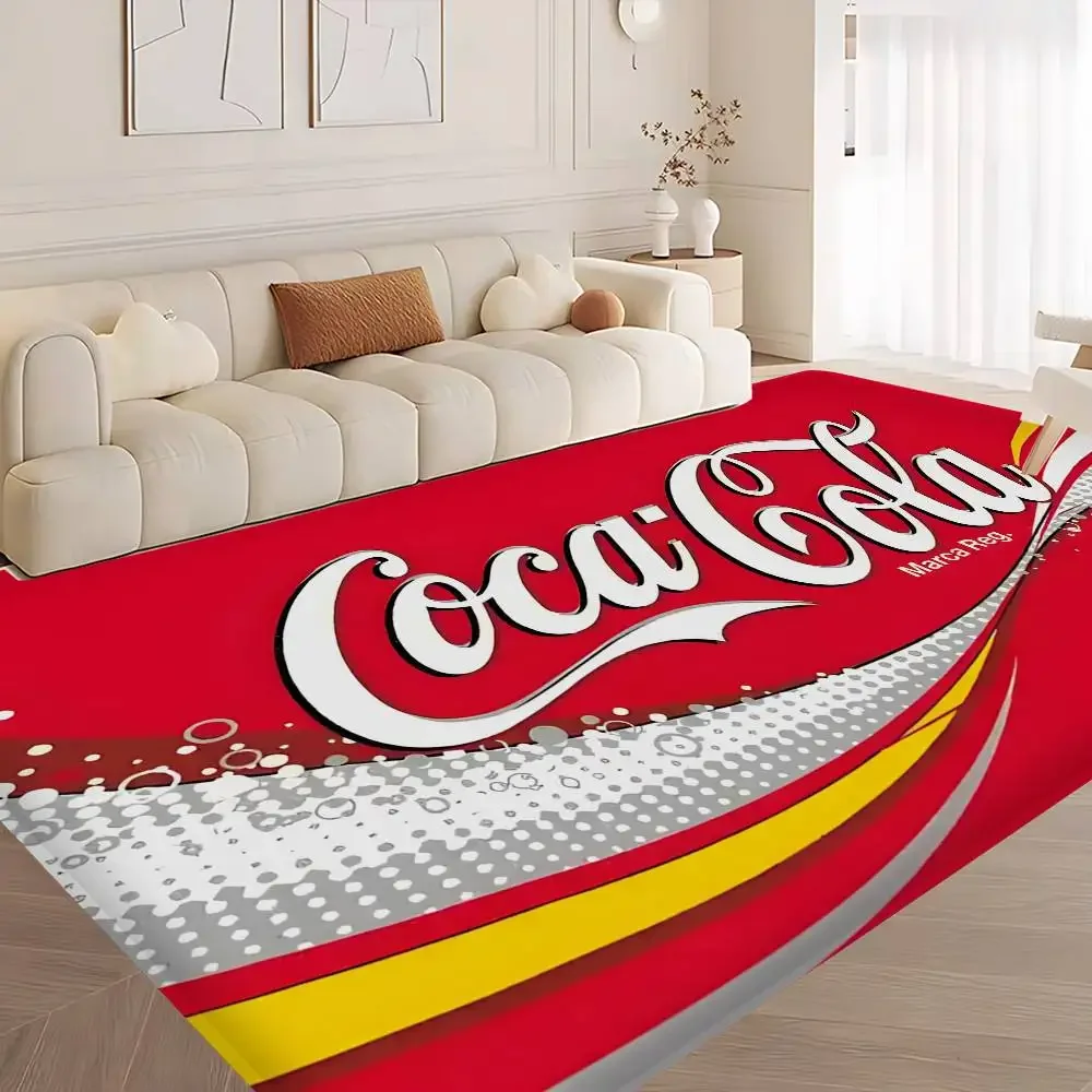 C-Cocas C-cola Vintage Logo Door Mat Washable Non-Slip Living Room Sofa Chairs Area Mat Kitchen Doormat Area Rug
