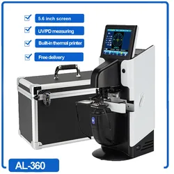 Top Quality AL-360 Auto Lensometro Lensometer 5.6'' Lcd Touch Screen Digital Automatic Focimeter Lensmeter with PD UV Printer