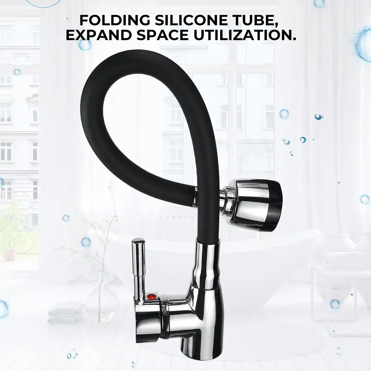 Kitchen swivel hot and cold washbasin faucet sink basin faucet universal mixer faucet Kitchen Tools