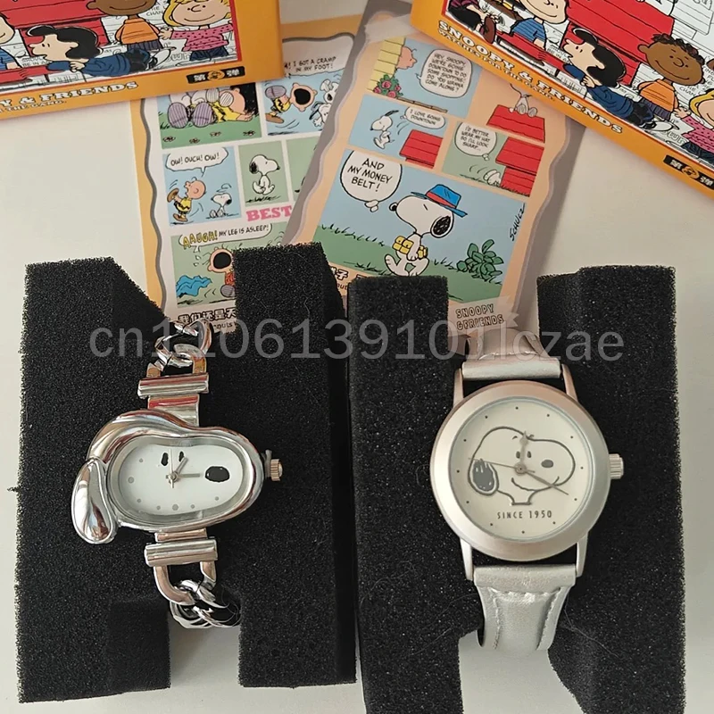 

In Stock Snoopy & Friends Collectible Mystery Box Watch Blind Box Surprise Gift Cartoon Watches Gift Set For Birthday Gift