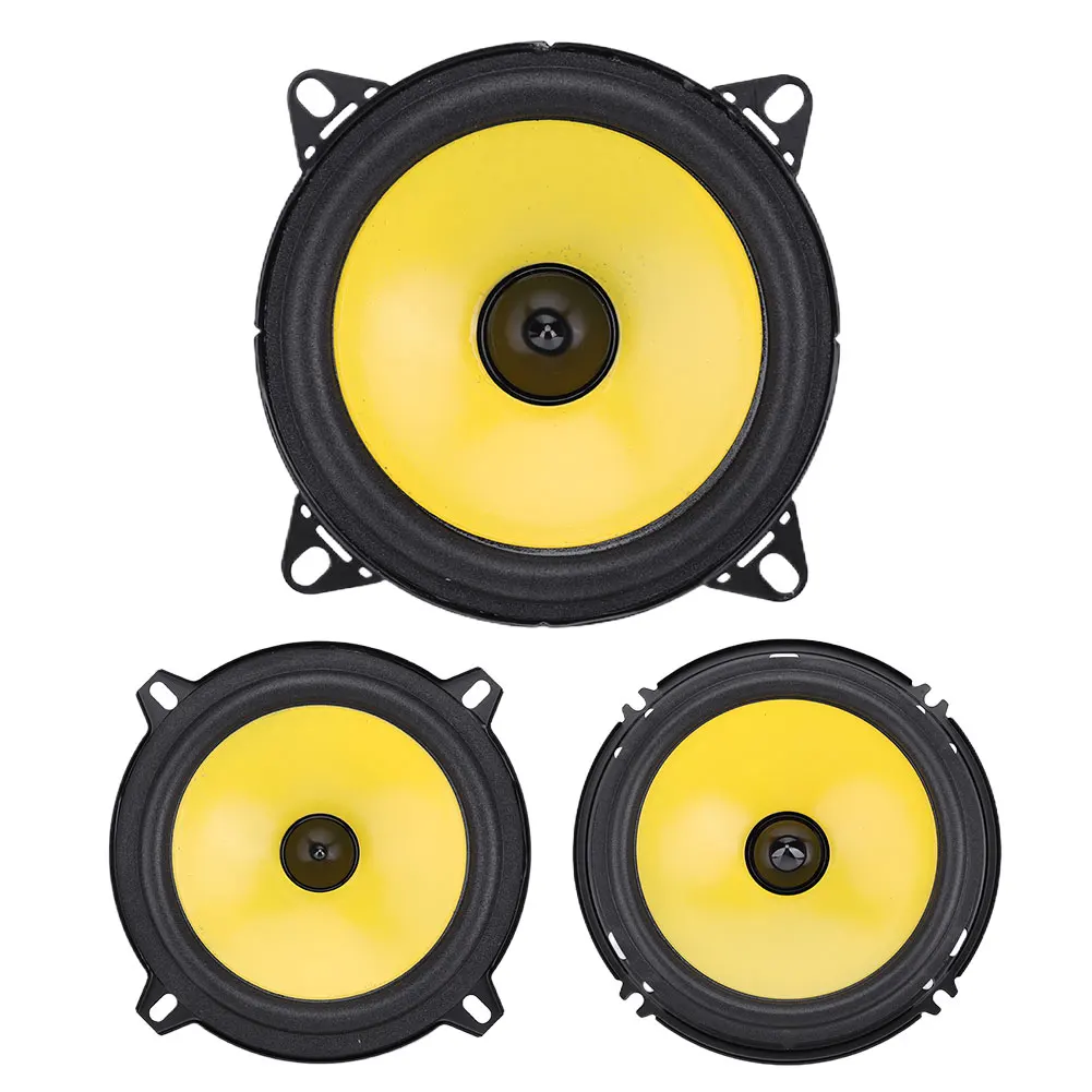 Full Range Frequency Ultra-thin Modified Speaker Heavy Car Audio Speaker Mid-bass Car Loudspeaker 300/400/600W Automobile Parts