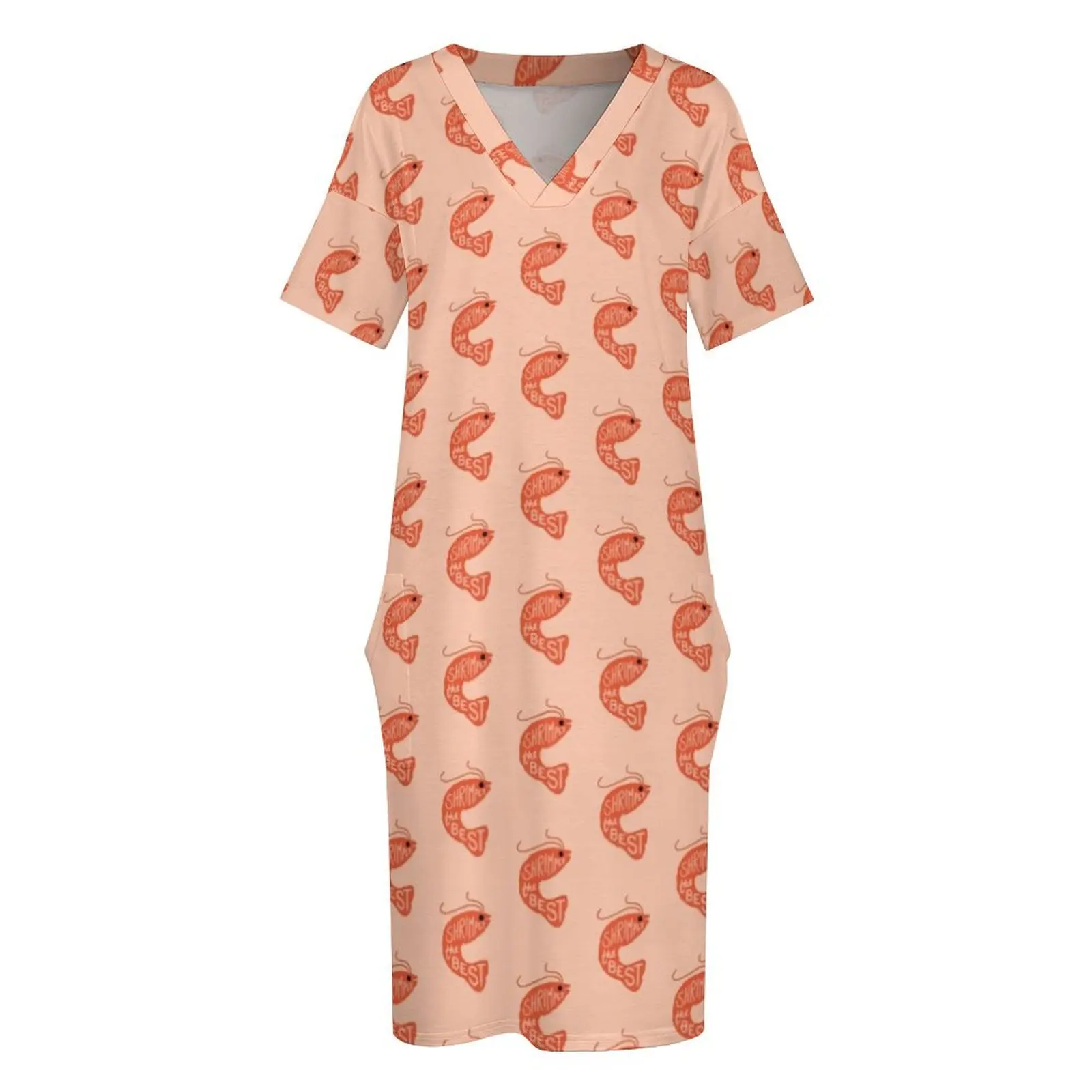 Shrimply the Best Loose Pocket Dress elegant women's sets evening dresses luxury 2025 dress korean style prom dresses 2025