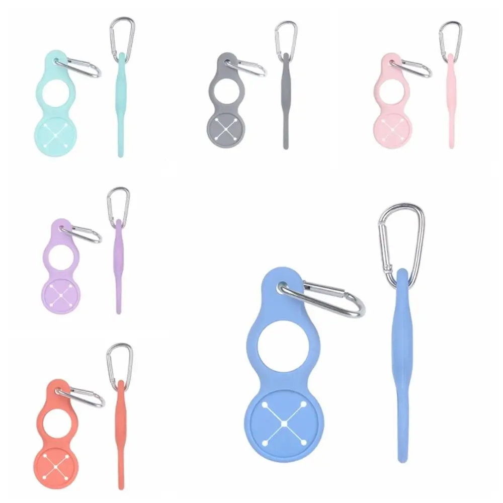 Food Grade Silicone Sports Kettle Buckle Carabiner Easy To Use Can Free Hands Not Slip Out Portable Hang Handkerchiefs