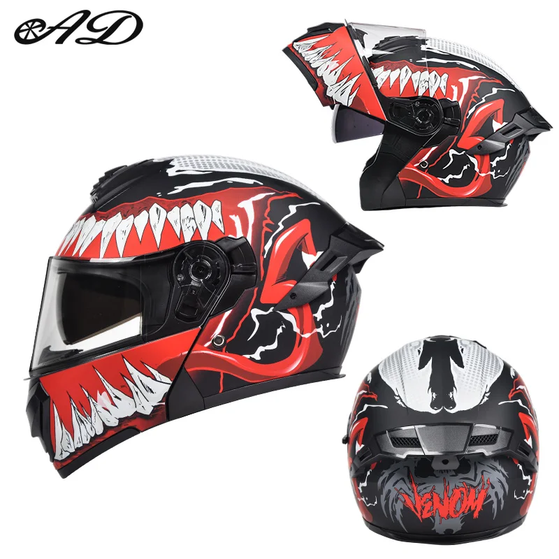 Cascos de Motocicleta Abiertos de Material ABS de Fábrica AD, Diseño Personalizado con Cómodo Casco de Ciclismo, Venta al Por Mayor de Fábrica AD