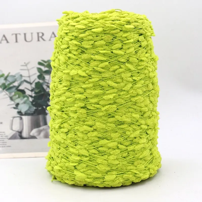 

500 г фруктово-зеленая зубная щетка, бархатная пряжа для фасоли, сделай сам, пряжа ручной работы, нить для ручного вязания крючком, одежда для рукоделия