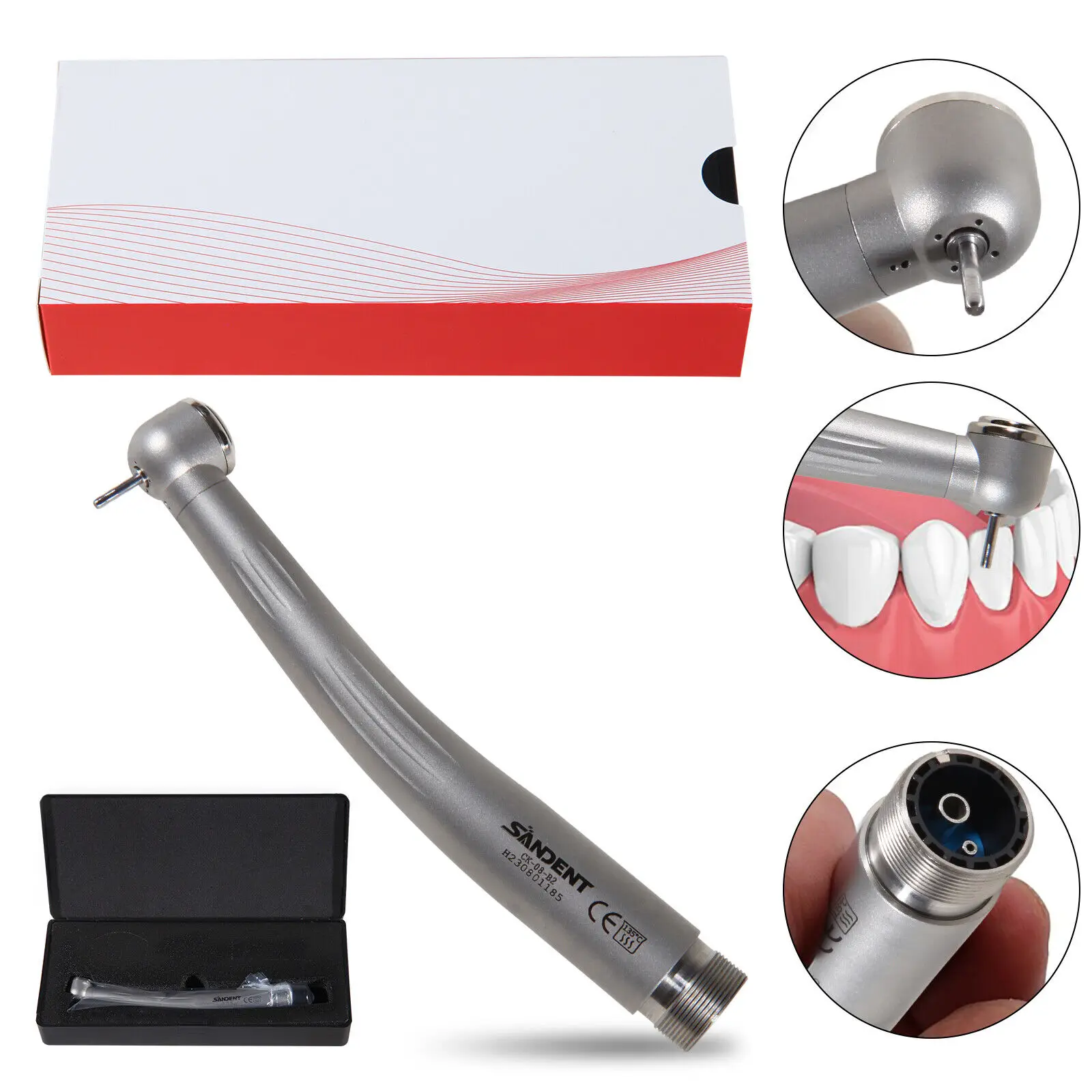 

NSK Pana Max Style Dental High Speed Turbine Standard Head Ceramic Bearings Handpiece Push Button 2Hole