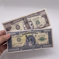 Statue of Liberty Card US One Million Dollars Fake Money Paper Bills Banknotes Non-currency Dollar