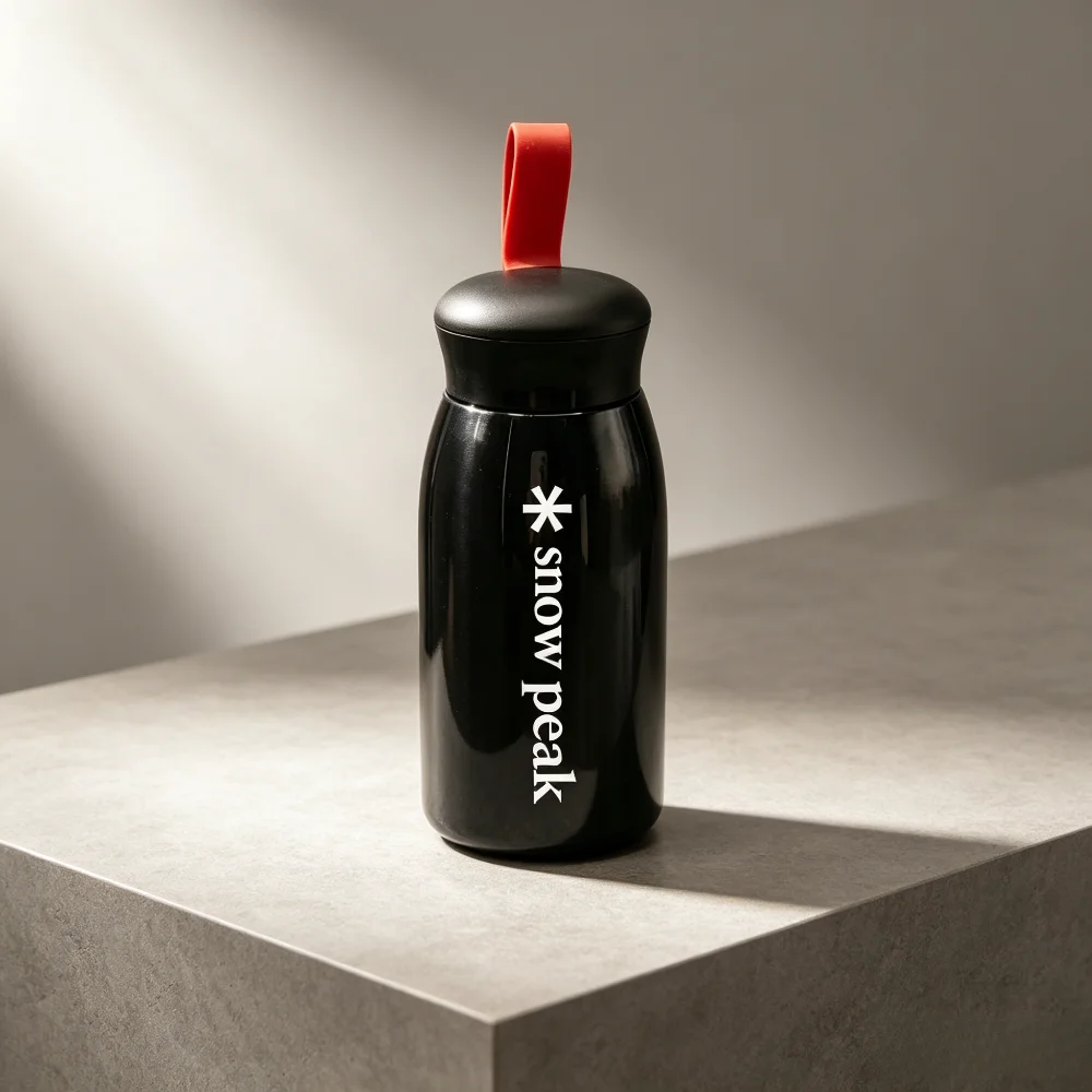 Snow Peak 520ml 304 Edelstahl Vakuum-Wasserflasche, auslaufsichere Thermos-Reisebecher, isolierte Tee- und Kaffeetasse für den täglichen Gebrauch im Freien.