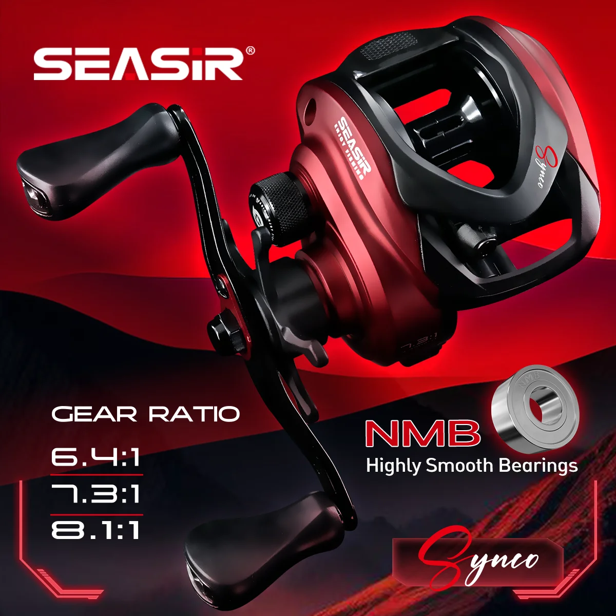 Abu Garcia Reel Max - Катушка для бейткастинга SEASIR SYNCO с