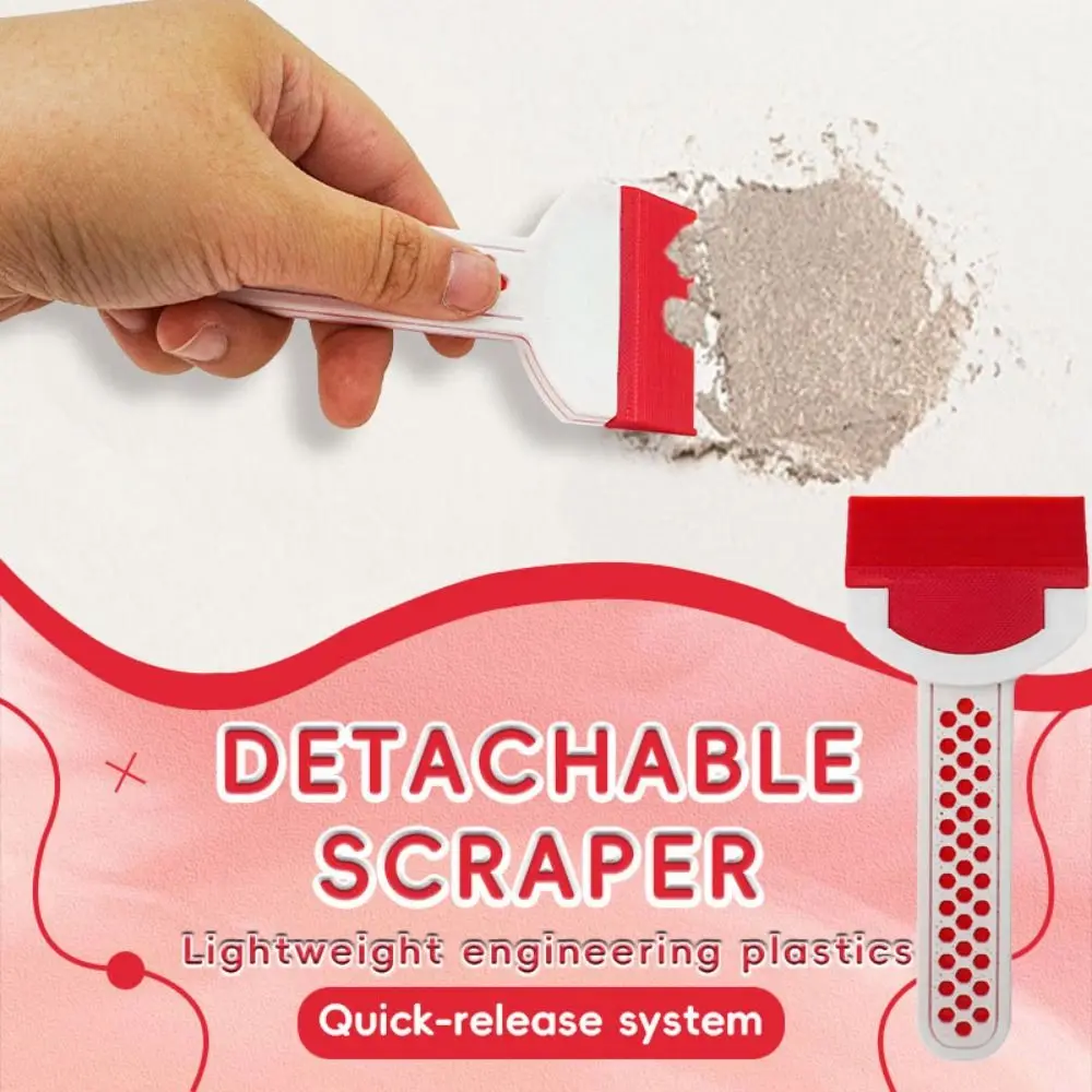 Detachable Plastic Caulking Tool Non-slip Handle Lightweight Cement Caulking Scraper Reusable Multi-functional