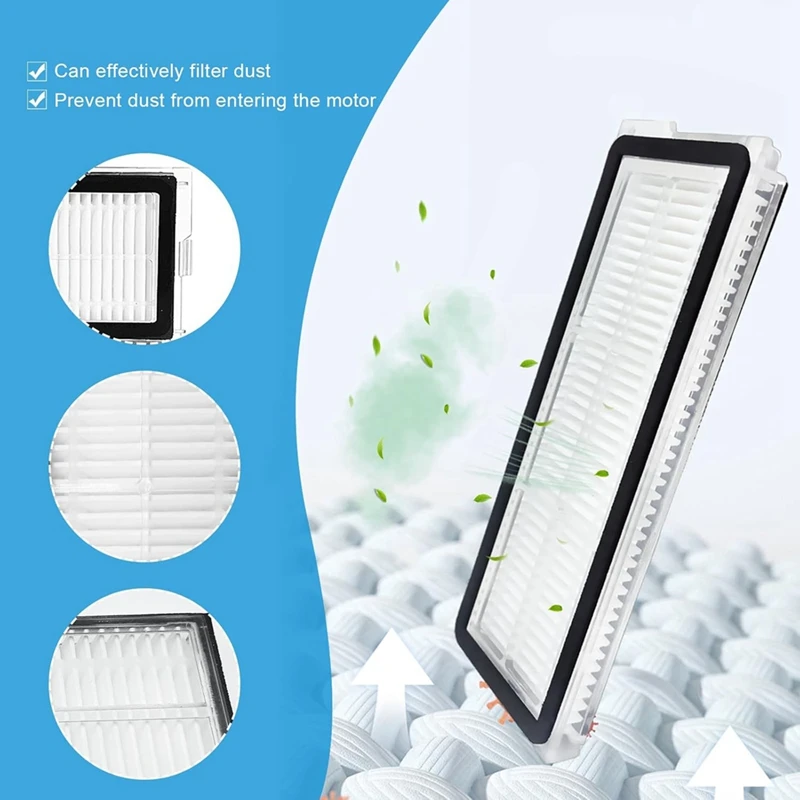 Аксессуары для Roborock Qrevo Curv, P20 Pro, запасная часть робота-пылесоса, основная боковая щетка, фильтр Hepa, мешки для швабры