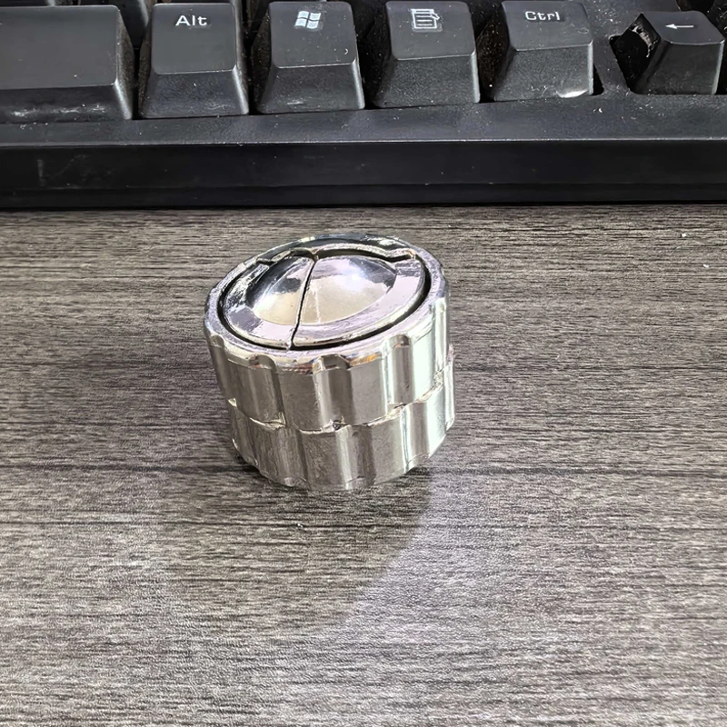 لغز اسطوانة معدنية مصبوبة، ألعاب تعليمية فكرية للبالغين والمراهقين والأطفال، اختبار منطق الذكاء