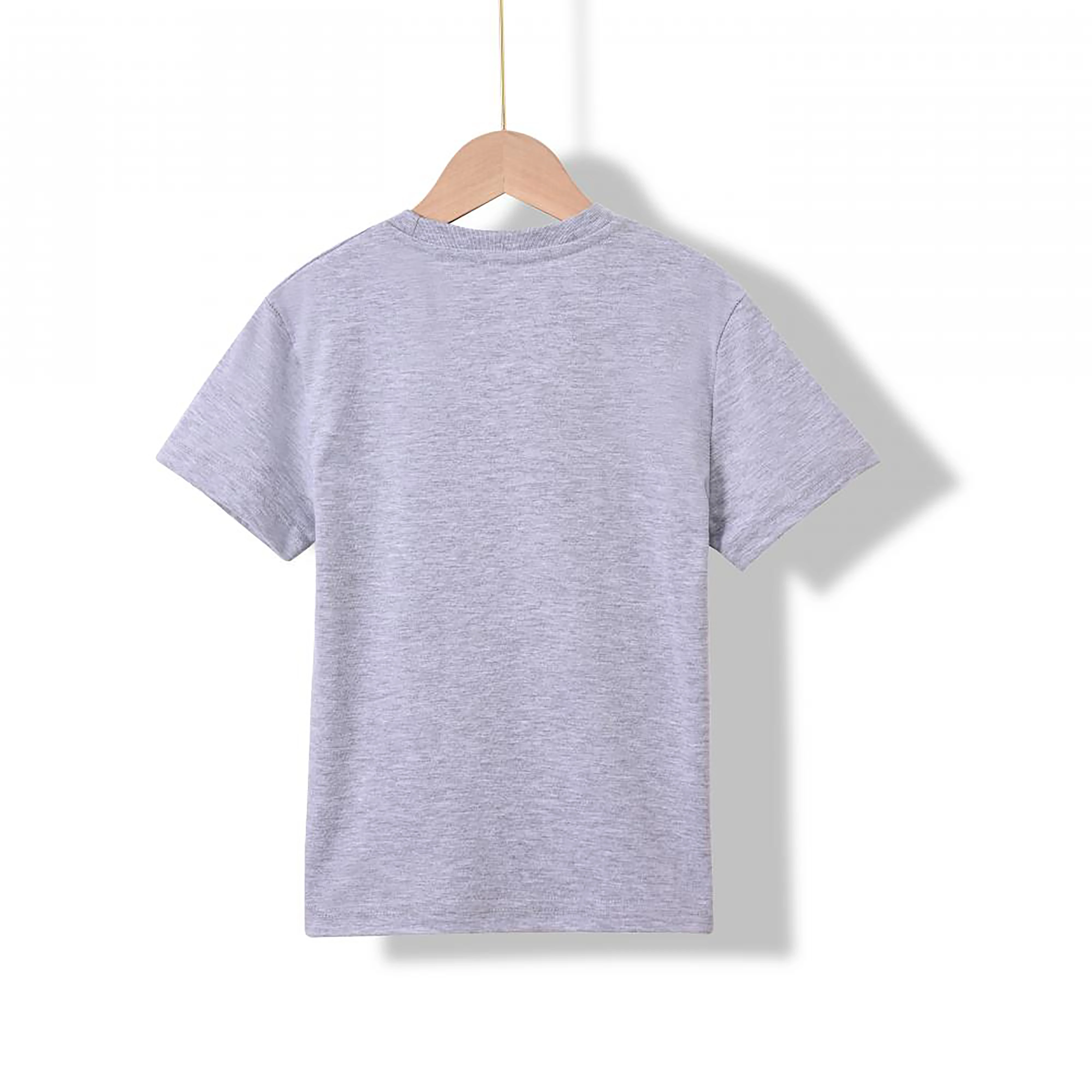 Summer Kids Basic T-shirt Boys Round Neck Tops Tee 2025 Children Short Sleeve tshirts Girls Solid Color Tees Wholesale Clothes