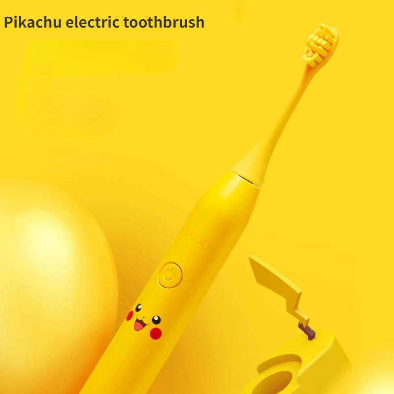 Pokemon Pikachu Spazzolino elettrico Sonic Spazzolino automatico Vibrazione Impermeabile Per adulti Bambini Uomini e donne Ricaricabile