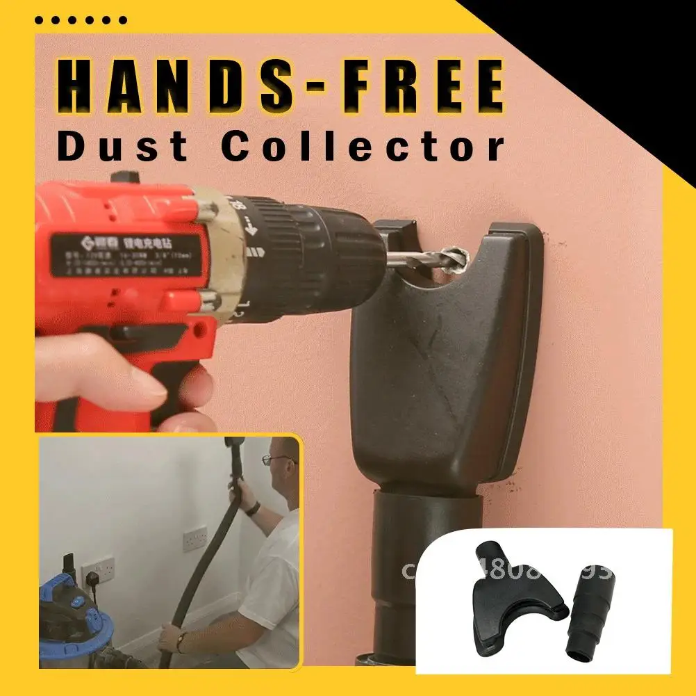 

Electric Drill Dust Collector Universal Hands-Free Vacuum Cleaner Kits Woodworking Protective Cover Tools Parts Accessories