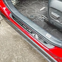 Protector de MU-X para Isuzu MUX, placa de desgaste, accesorios de Pedal de umbral automático, pegatinas de estilo, 2023, 2024