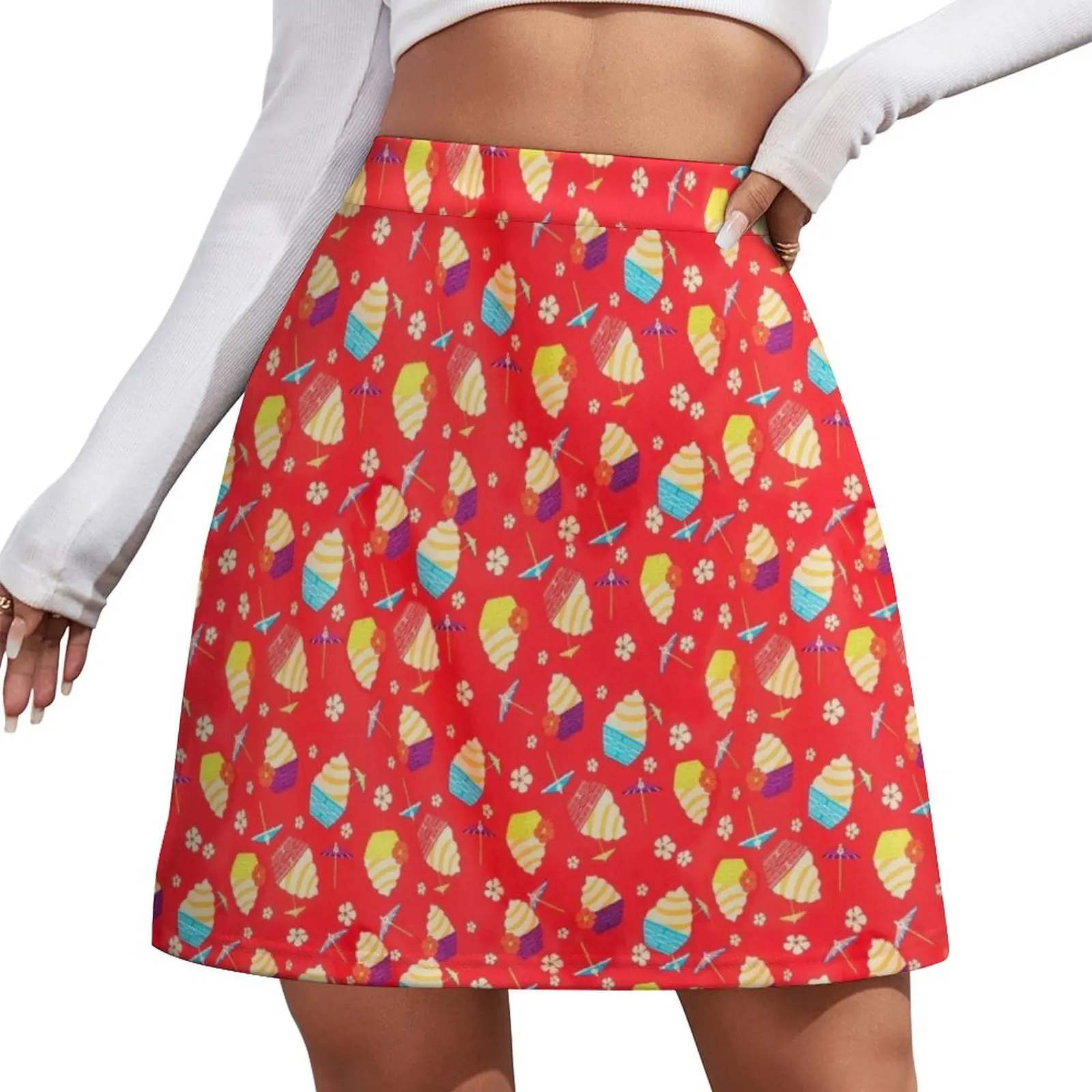 

Pineapple Whip Print Mini Skirt Woman clothing mini denim skirt luxury evening dresses 2025 Mini Skirt