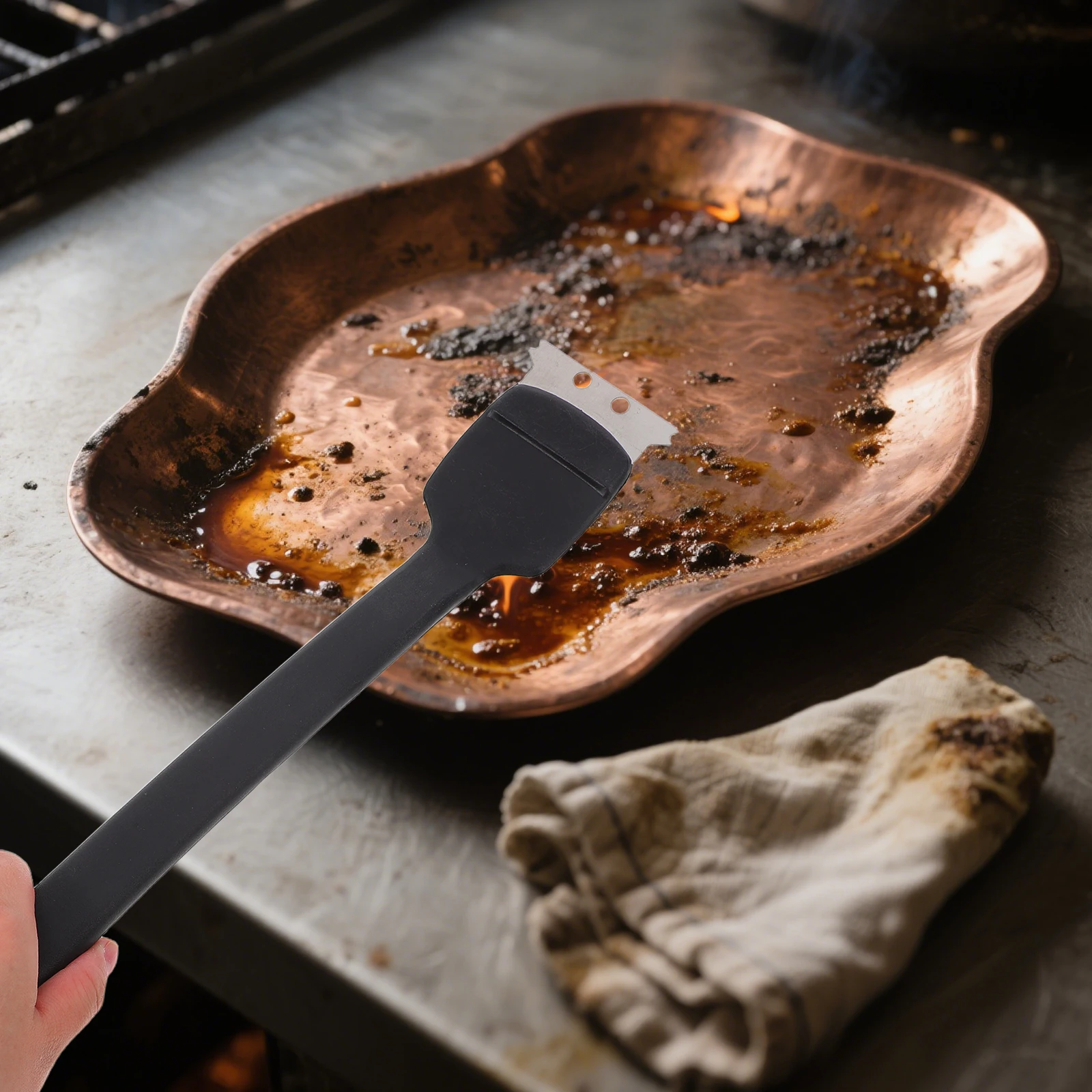 

BBQ Cleaning Brush Grill Scrubber and Scraper Brushes for Barbecue Grills Metal