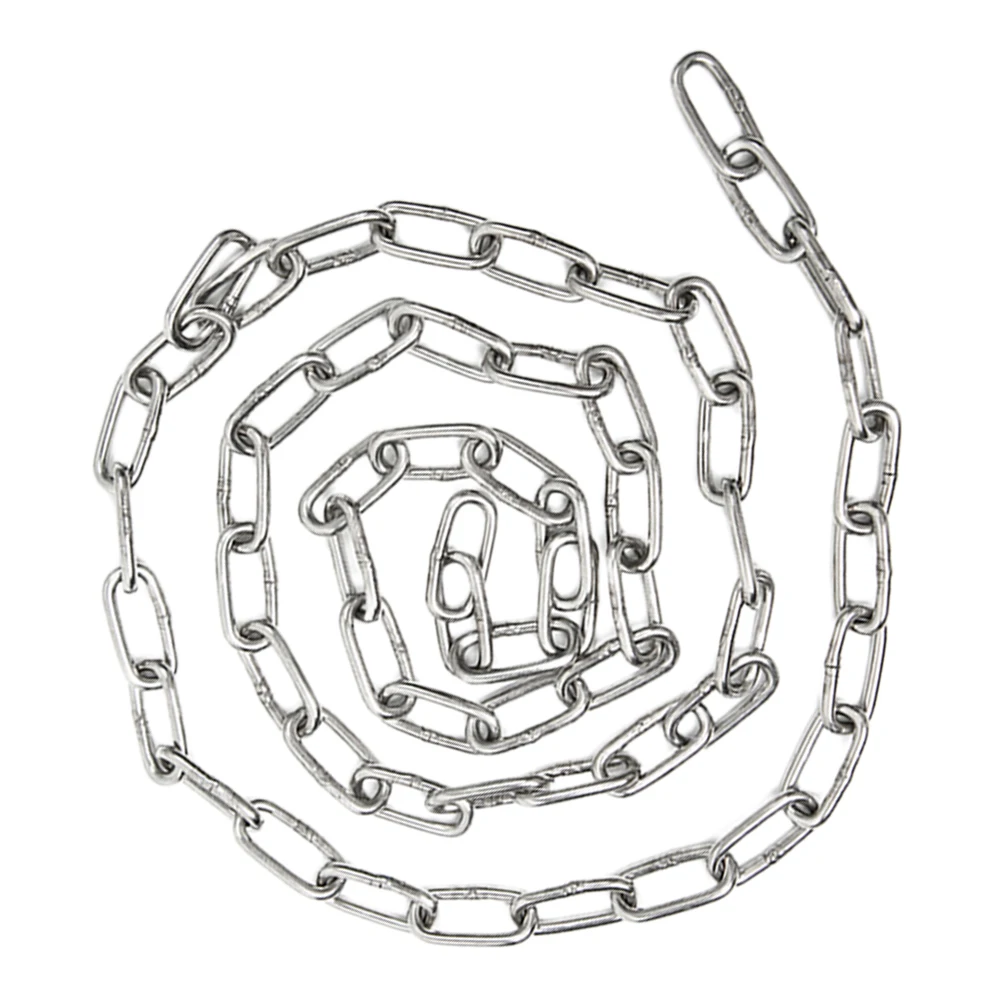 

1pc 3 Meter Stainless Steel Chain Dog Pulling Chain Heavy Duty Pet Safety Lead For Outdoor Industry Use Cable