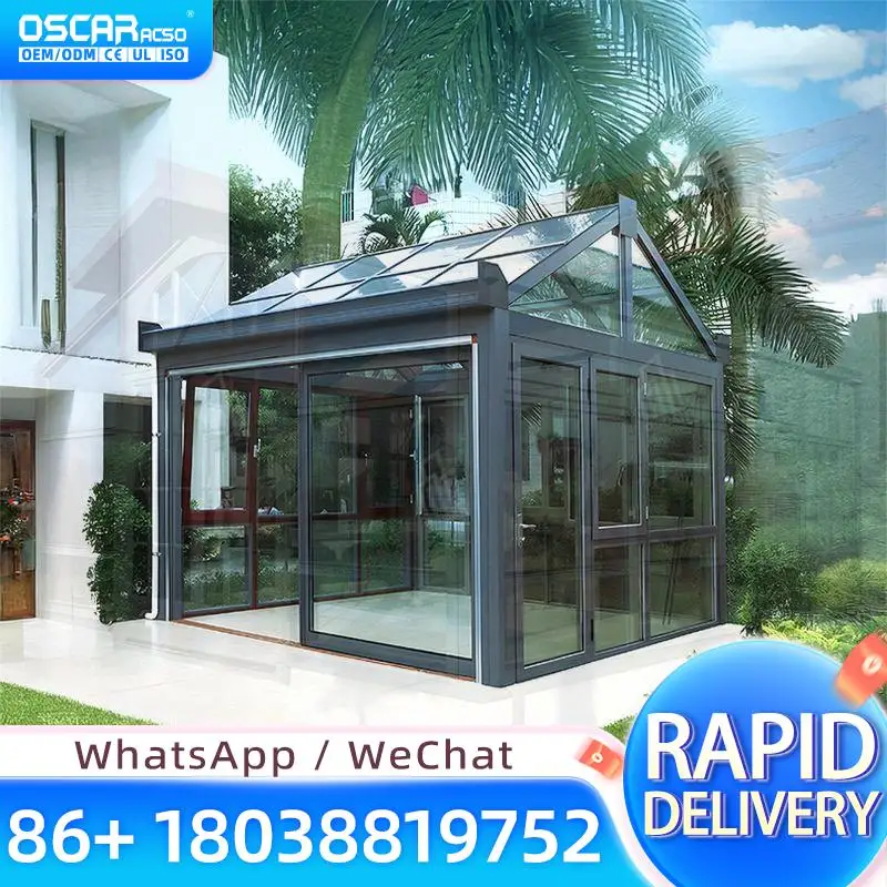 

Modern Design Aluminum Alloy Sun Shelter for Garden Patio Balcony sunroom