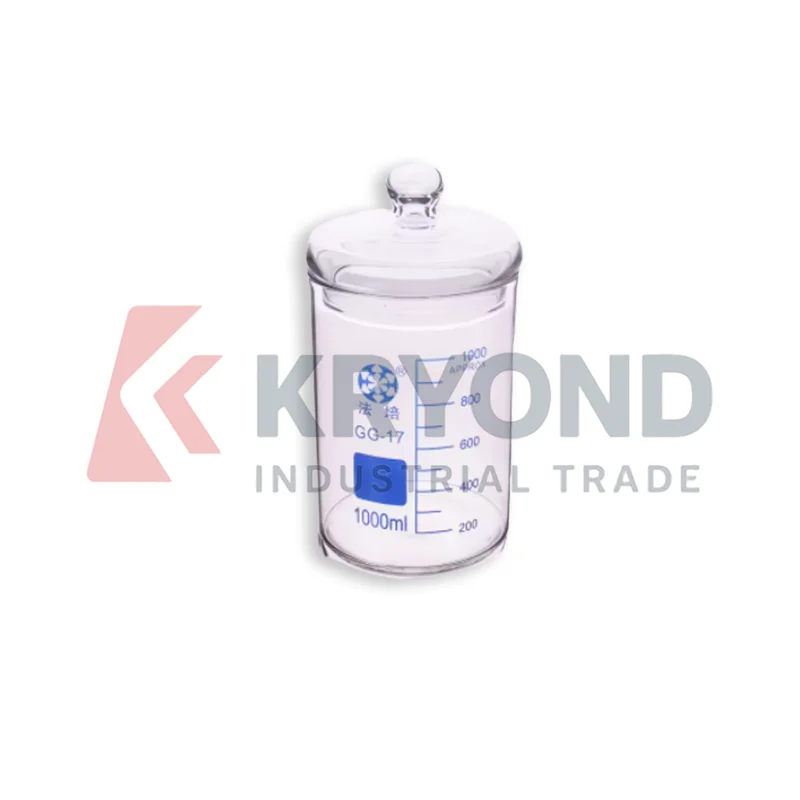 Borosilicate Glass Beaker 1000ml Low Form Laboratory Glassware Measuring Container Chemical Experiment Use Research Application