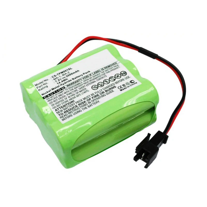 Fanhua 2000mAh بطارية 7.2 فولت الصوت استبدال البطارية متوافق مع تيفولي PAL iPAL راديو MA-1 مللي أمبير-2 مللي أمبير-3 متوافق 2 سلك