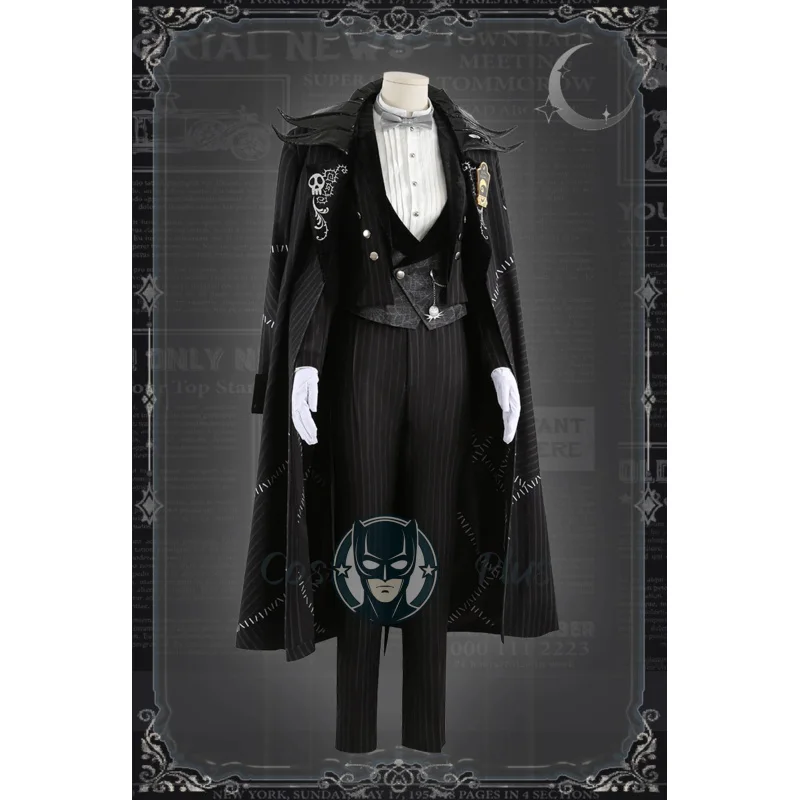 Juego Twisted-Wonderland ‌   Disfraz de Cosplay para adultos, traje de Anime Leona, capa, chaleco, uniforme, ropa de fiesta de disfraces de Halloween