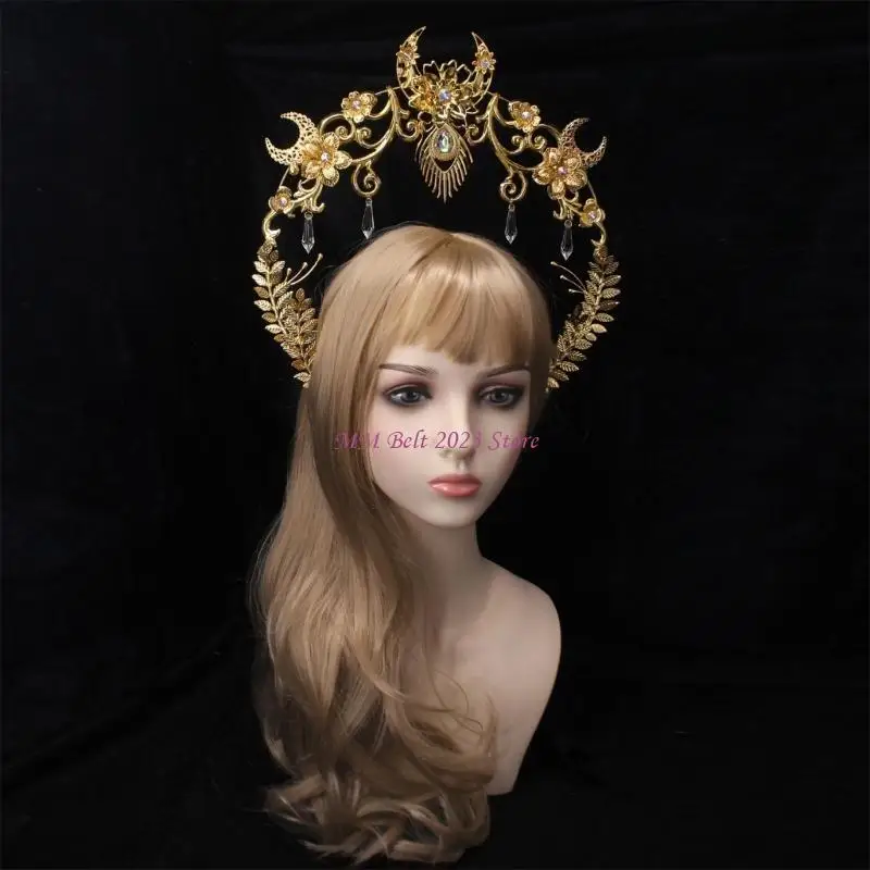 

49ME DIY Angel Headband Princess Headpieces Pageant Prom Party Props Hair Hoop