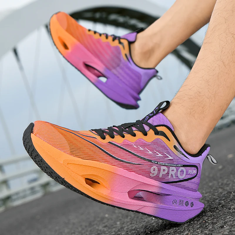 أحذية الجري الرجالية، أحذية رياضية خفيفة الوزن ومستقرة، أحذية رياضية كاجوال شبكية قابلة للتنفس للنساء، أحذية رياضية خارجية غير قابلة للانزلاق