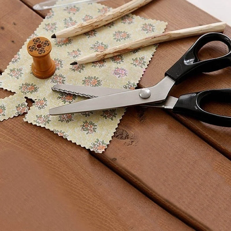 DIY أدوات خياطة اللازمة مقص خياط 3/5/7 مللي متر موجة الدانتيل الخياطة المقصات الفولاذ المقاوم للصدأ مقص اليد