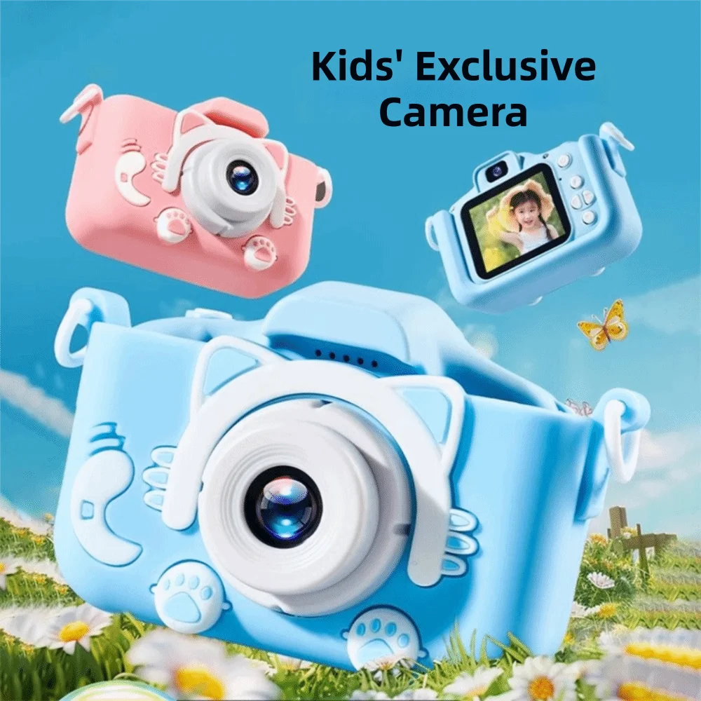 

HD 1080P Children Camera Digital Video Super Cute Toddler Digital Camera Children Gits Silicone Cases Video Camera