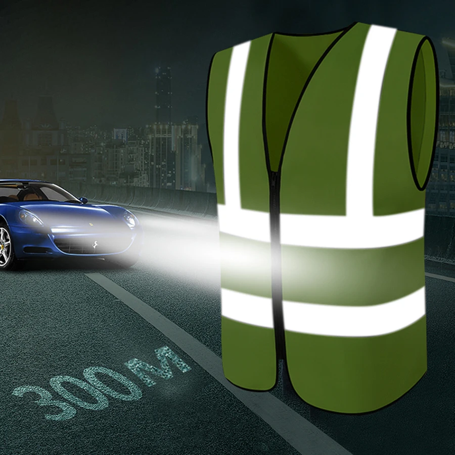 Best-selling High-visibility Safety Vest, Reflective Security Vest, Suitable for Traffic Control, Outdoor Sports, and Cycling.