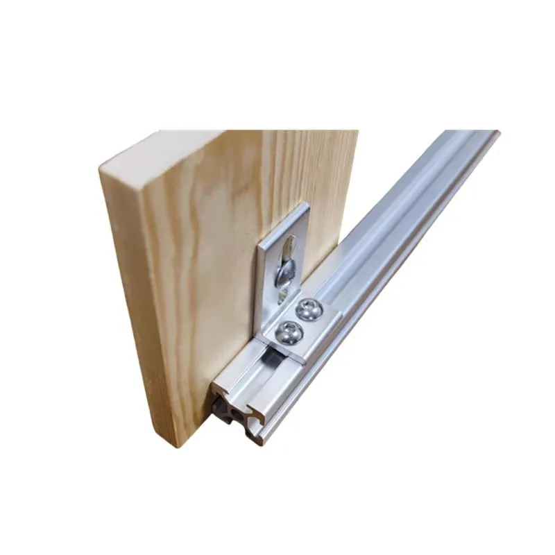 Aluminum Profile Frame Laminate Bracket 2020 3030 4040 Profile Exterior Plate Fixed Wooden Connecting