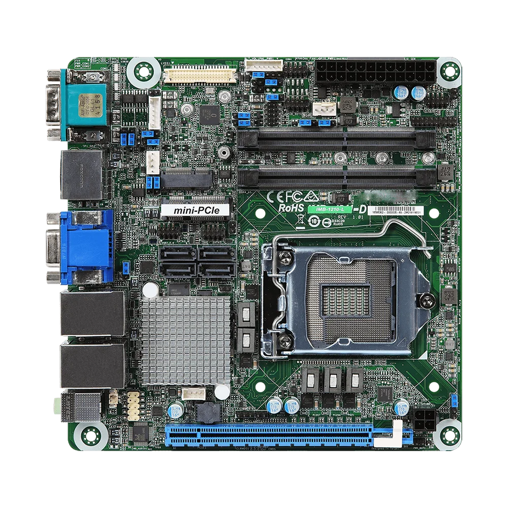 IMB-1210-L Industrial Motherboard For ASrock DDR4 max 32GB