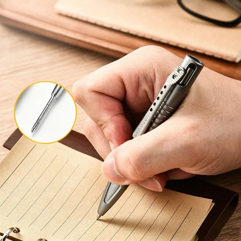 Titanium Alloy Tactical PenG2 Refill Writing Window Breaker  Business Signature Pen Outdoor EDC Tool Gift for Men Women