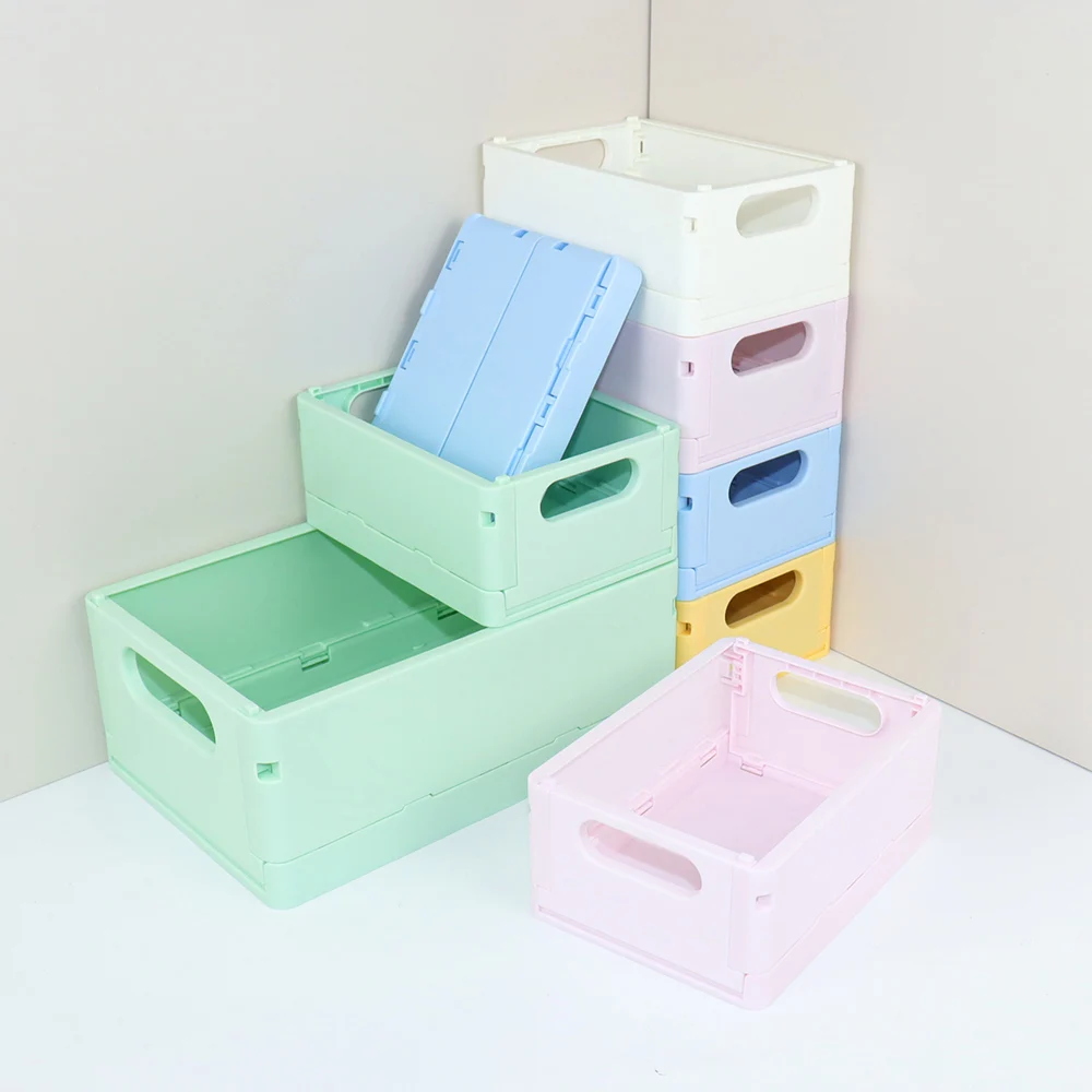 1 Stück Faltbare Aufbewahrungsbox Haushalts-Organizer für Kleinkram Schubladen-Organizer Multifunktionale Kunststoffbox Aufbewahrungskorb