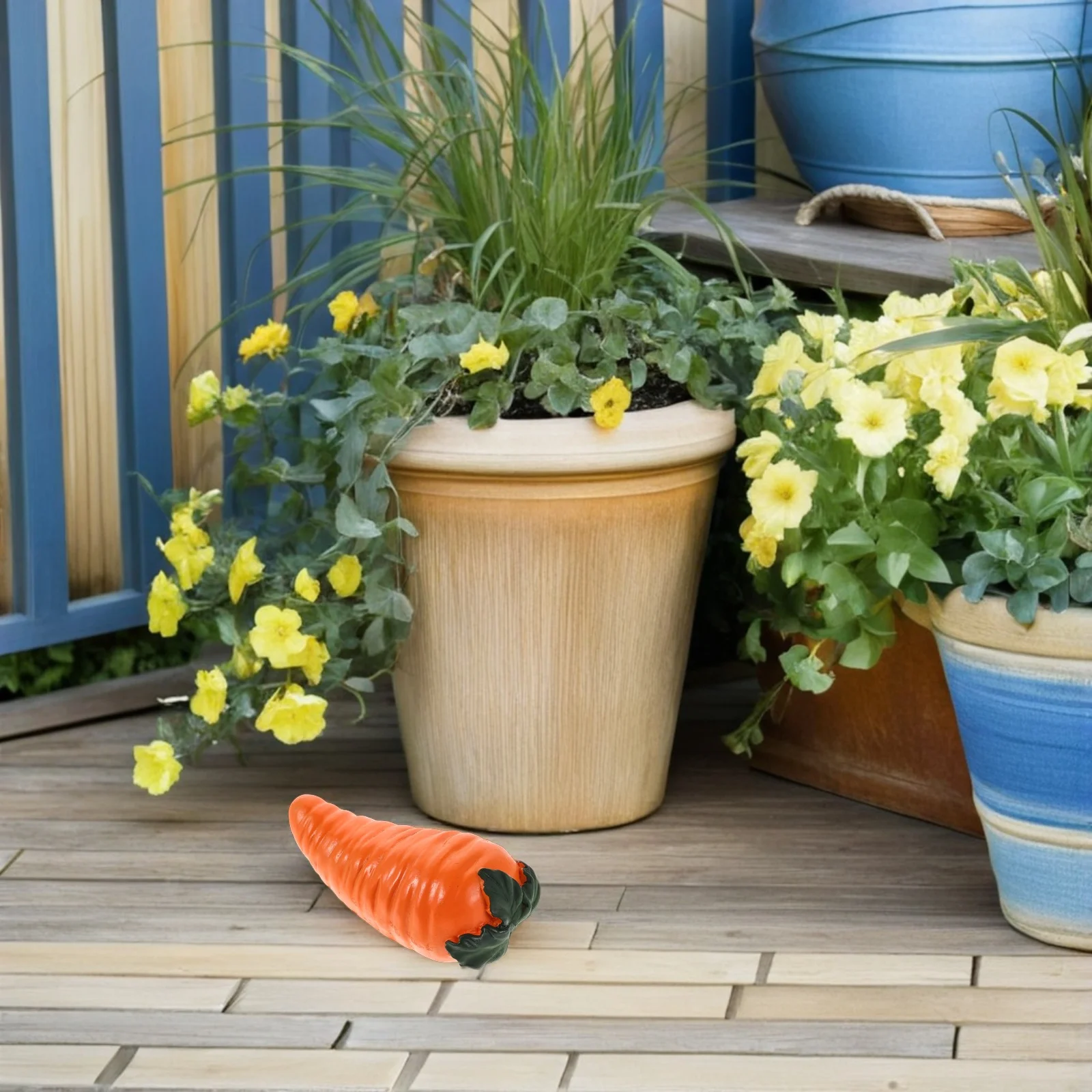 Carrot Shaped Key Hider Outdoor Hidden Key Box Resin Weatherproof Garden Decoration Functional Security for House Yard Porch