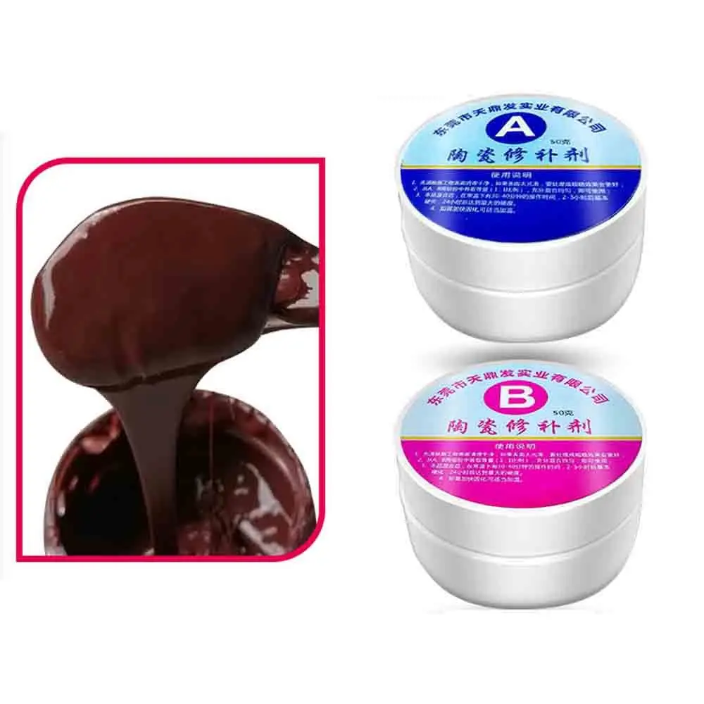 

Porcelain Repair A+B Epoxy Glue Repair Crack Epoxy Adhesives Tile Repair Agent Floor Tile Adhesive Ceramic Paste