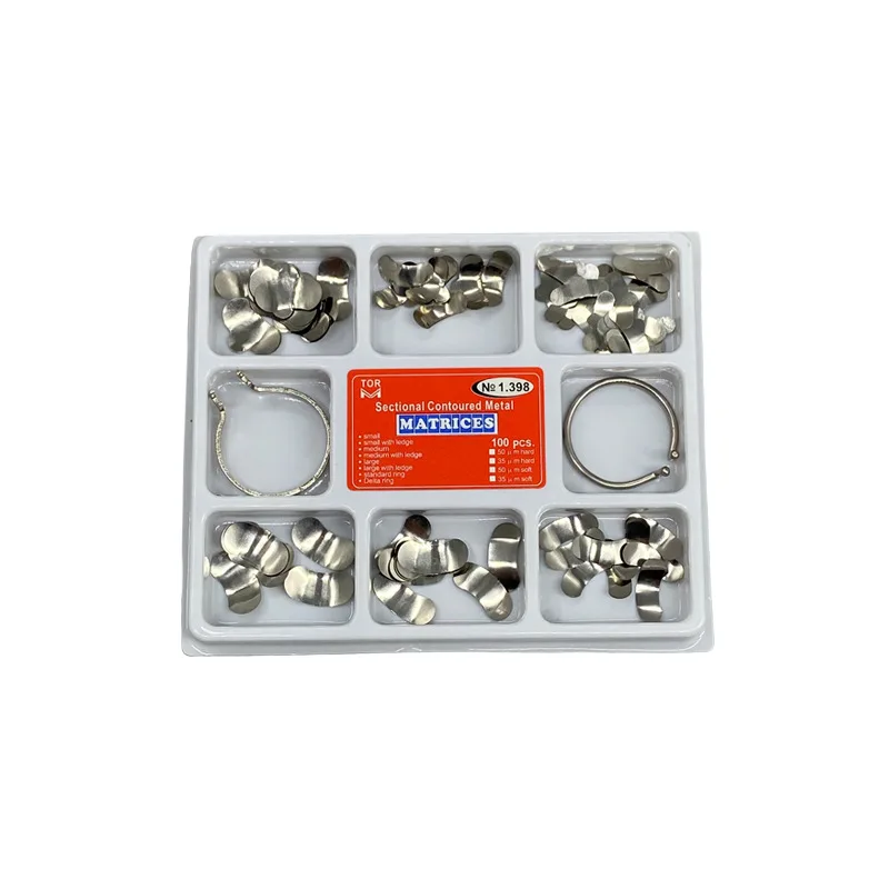 

Dental Russian 1.398 Sectional Matrix Kit, 100 Pcs Composite Refill, Easy Contouring Restorative