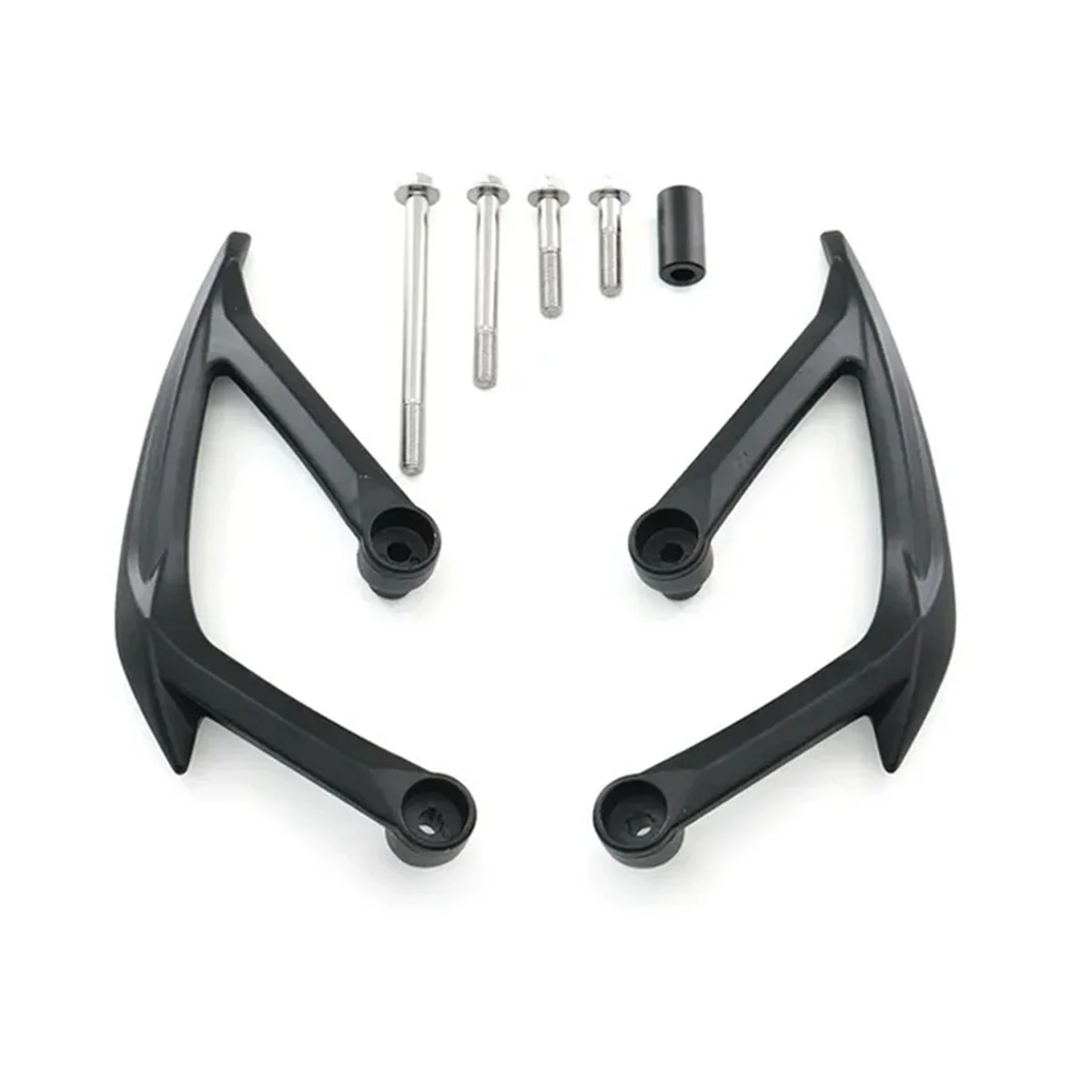 

Motorcycle Passenger Rear Armrest Grab Handle Seat Hand Handle Grab Bar Kits Black for Street Triple 765RS 765R 765S