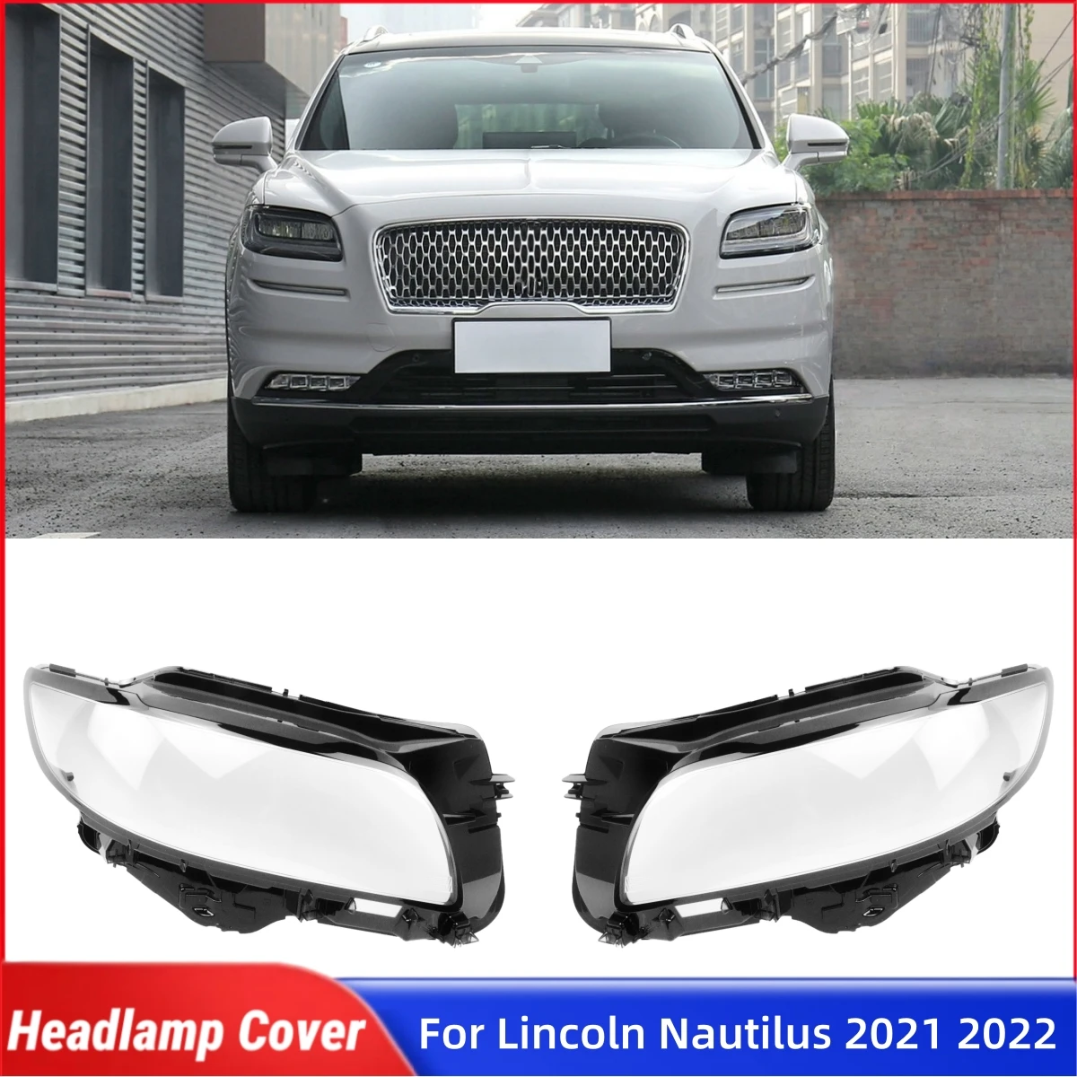 

Для Lincoln Nautilus 2021 2022, автомобильные гаджеты, абажур, фара, передняя фара автомобиля, крышка объектива, оболочка