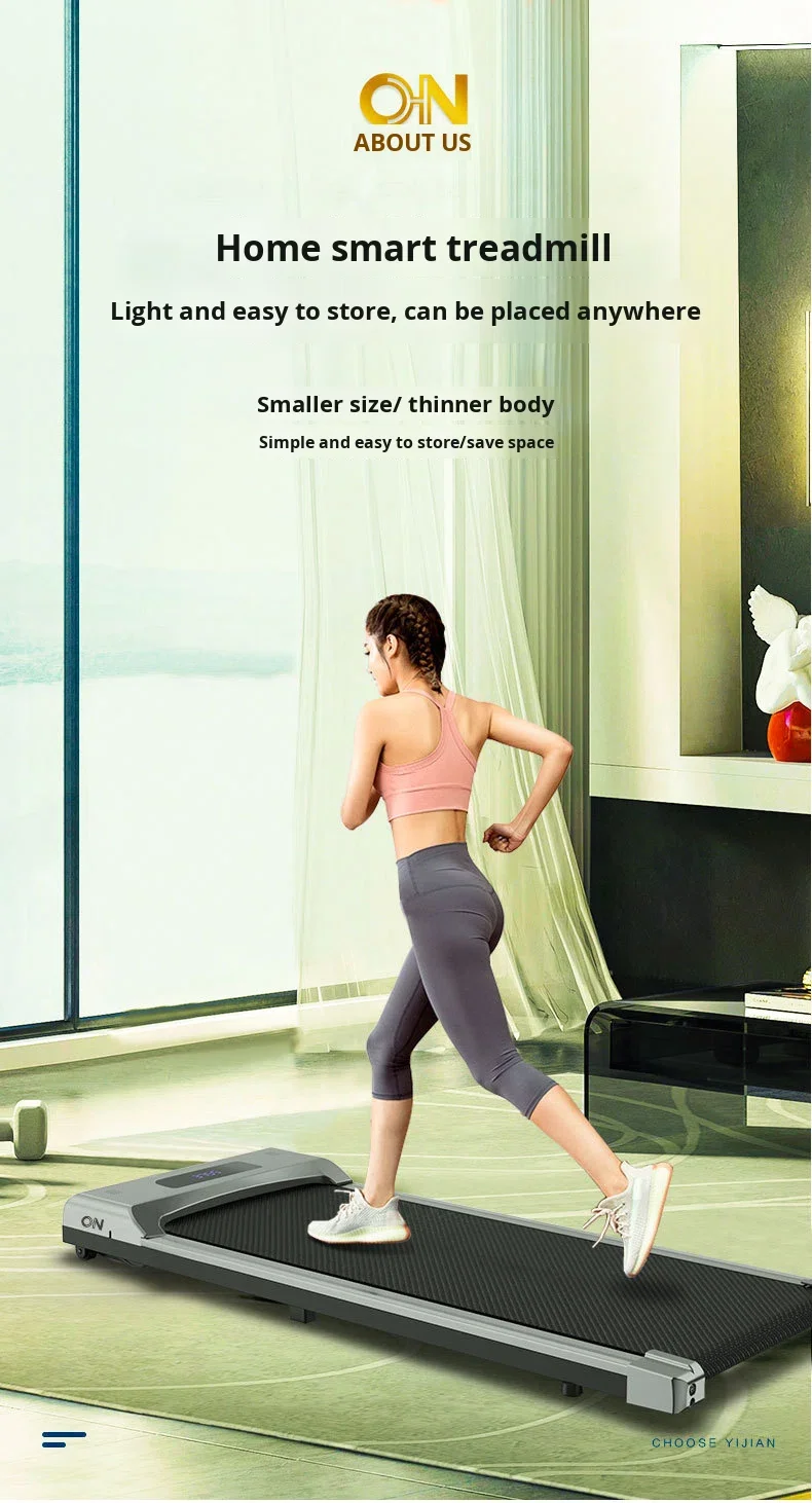 Portable Under Desk Remote Control Smart Treadmill Home Use Cardio Training 50cm Width Electric Walking Pad