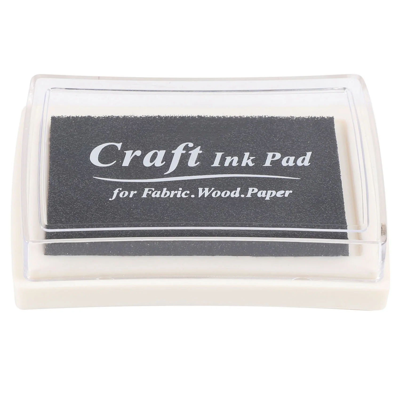 Black Ink Pad Inkpad Rubber Stamp Finger Print Craft Non-Toxic Baby Safe