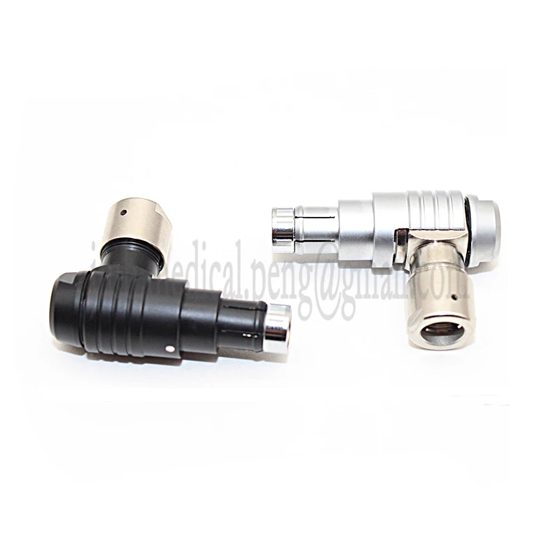 Compatible Fischer 102 0F 2 3 4 5 7 9Pin Waterproof IP68 Adjustable Right Angle Male Plug Push-pull Self-locking Connector