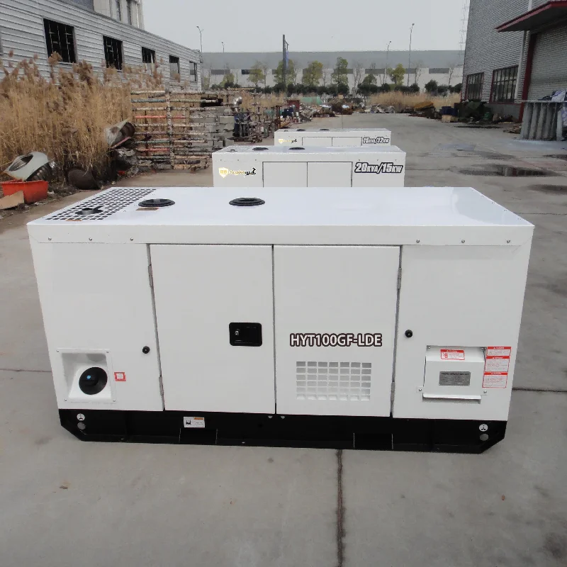 Customized25kVA Silent Diesel Generator 20kW Water Cooled Soundproof Enclosure Industrial Power Station Silent Generator Set